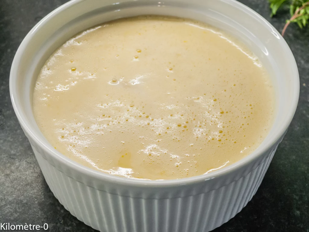 Oeufs au lait, cuisson four vapeur - Étape 4