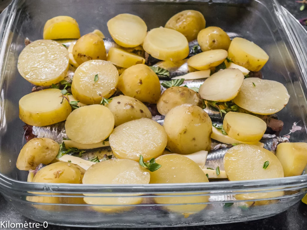 Gratin de sardines aux épinards et pommes de terre nouvelles - Étape 12