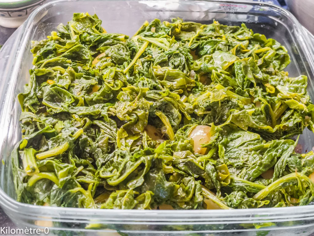 Gratin de sardines aux épinards et pommes de terre nouvelles - Étape 13