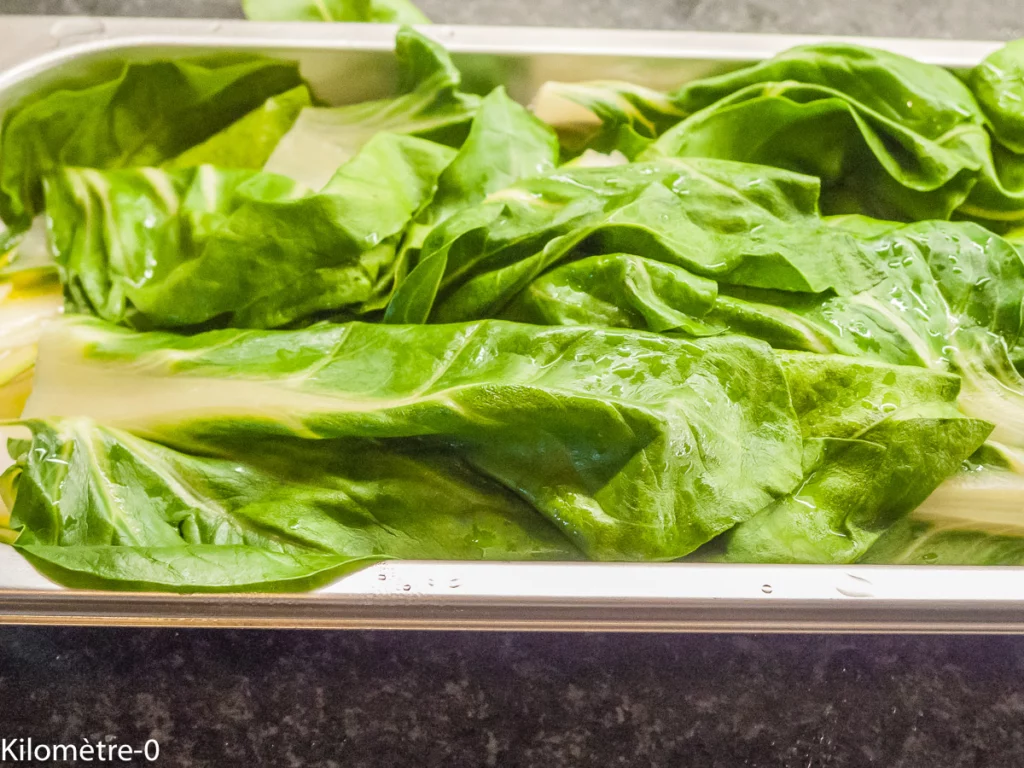 Terrine de blettes au fromage - Étape 2