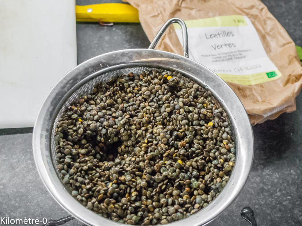 Potée de saucisses aux lentilles et légumes d&rsquo;hiver - Étape 4