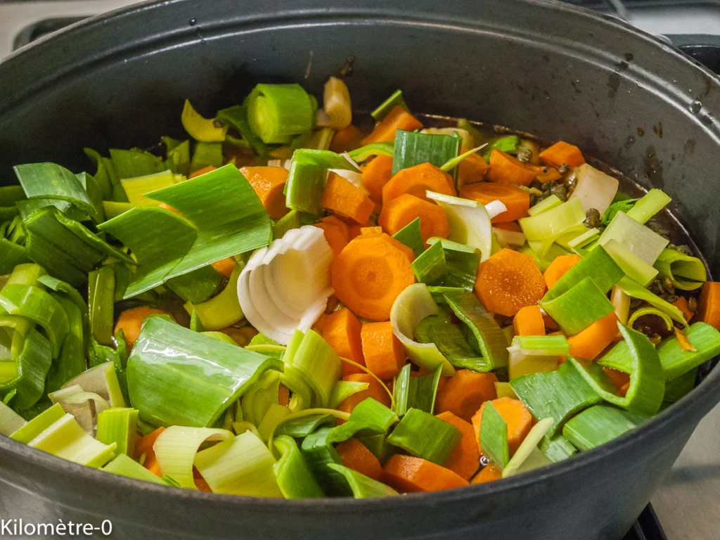 Potée de saucisses aux lentilles et légumes d&rsquo;hiver - Étape 7