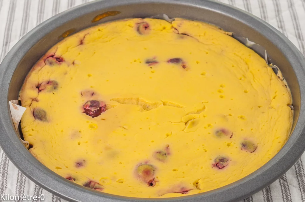 Gâteau au fromage blanc et aux griottes - Étape 6