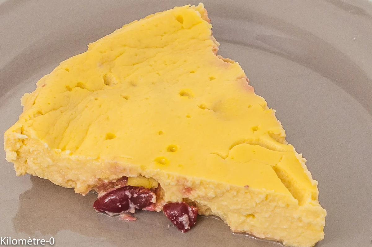 Photo de recette de dessert, gâteau, fromage blanc, griottes, laitage, facile, bio, rapide, oeufs, Kilomètre-0, blog de cuisine réalisée à partir de produits de saison et issus de circuits courts