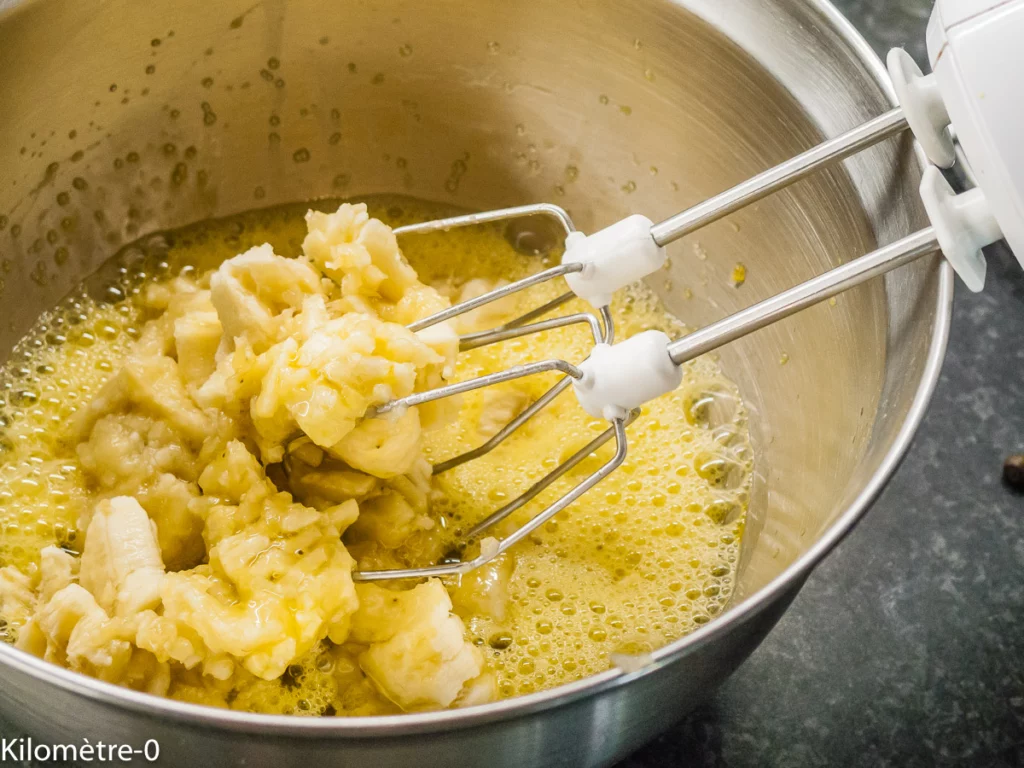 Banana bread aux trois farines - Étape 3