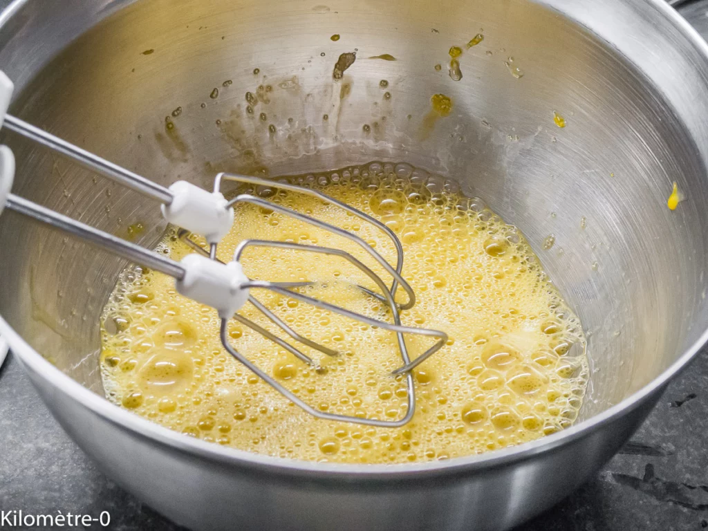 Flan pâtissier sans pâte aux myrtilles - Étape 2