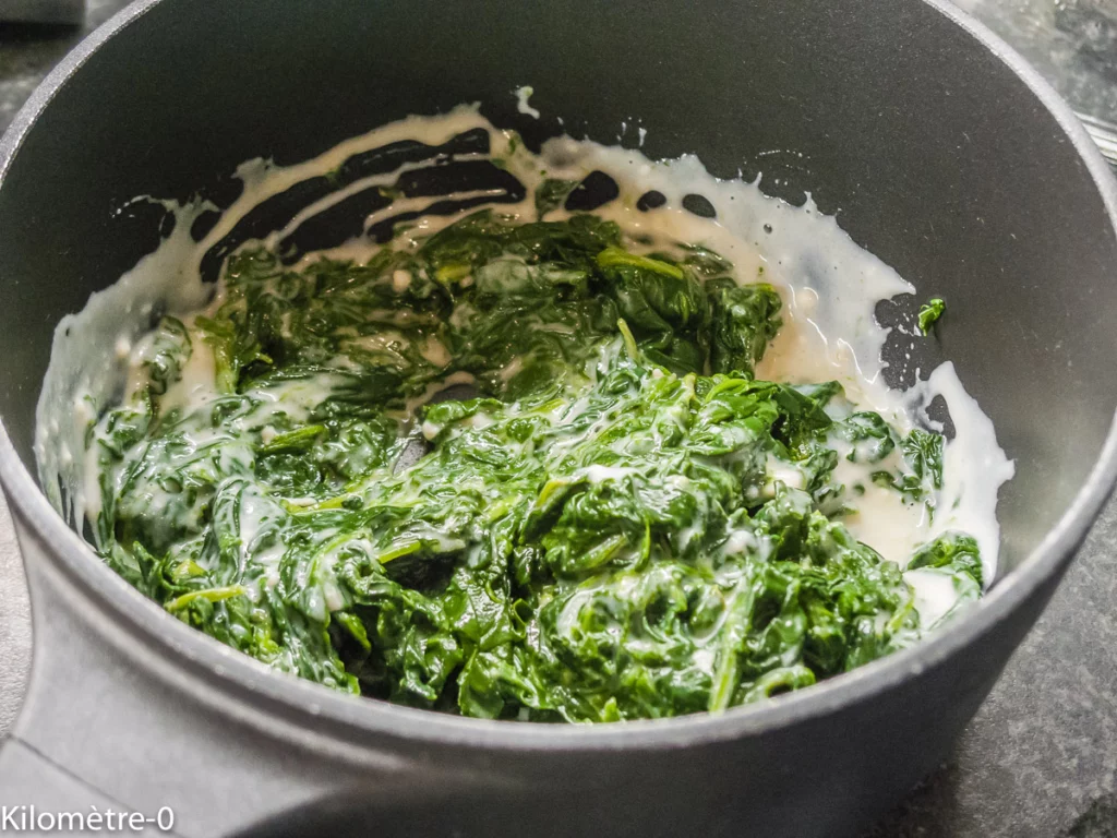 Sardines aux épinards, sauce béchamel - Étape 8