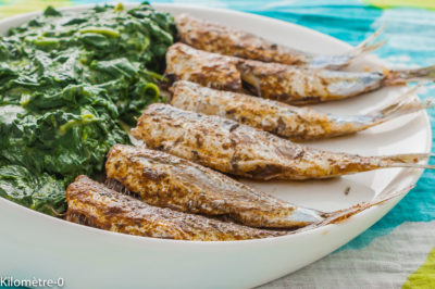 Photo de recette de sardines, grillées, marinées, épices, épinards, sauce béchamel, facile, légumes, printemps, été, facile, bon marché, économique, Kilomètre-0, blog de cuisine réalisée à partir de produits de saison et issus de circuits courts