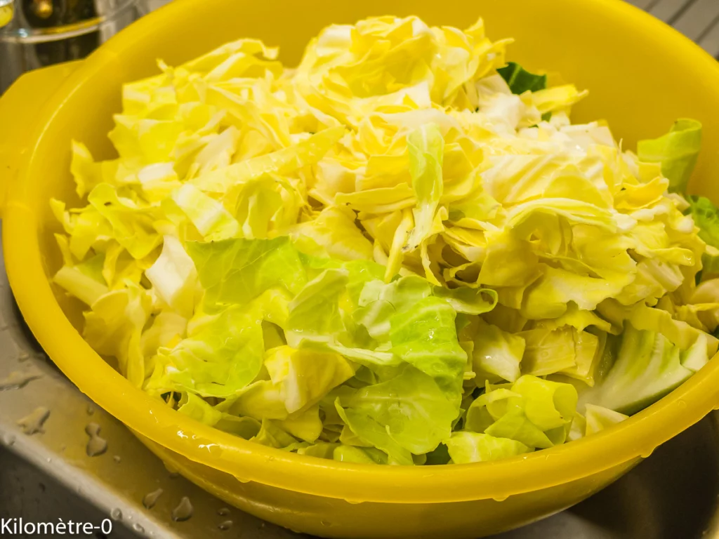 Mhancha salée aux légumes, épices et fêta - Étape 5
