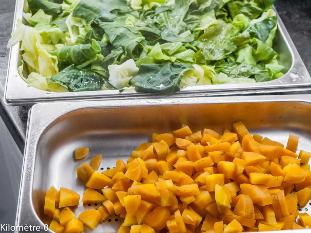 Mhancha salée aux légumes, épices et fêta - Étape 4