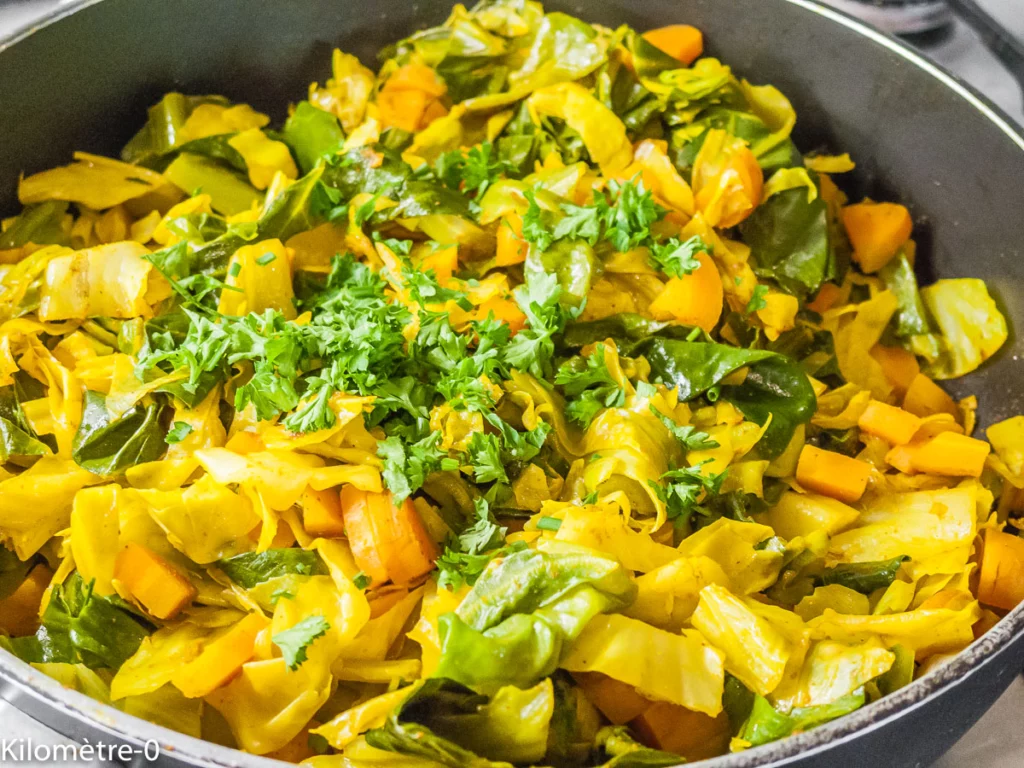 Mhancha salée aux légumes, épices et fêta - Étape 9