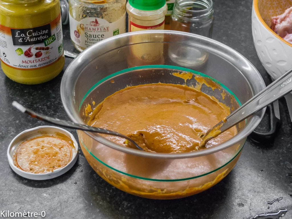 Ailes de poulet sauce barbecue, pommes de terre sautées - Étape 1