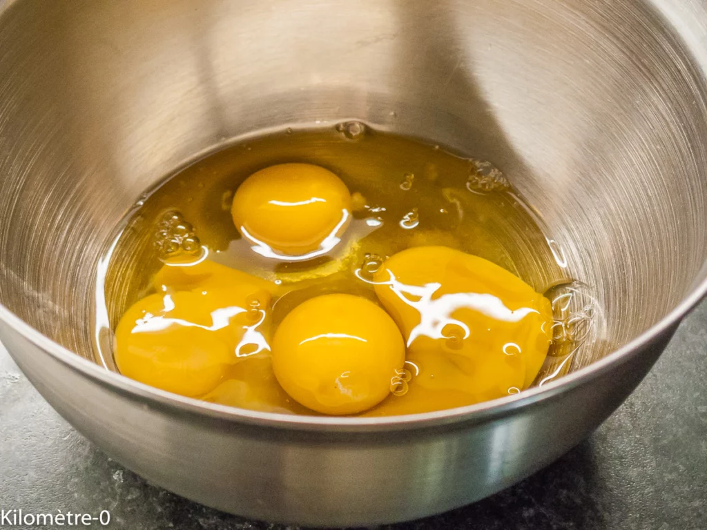 Gâteau à la ricotta et aux myrtilles - Étape 1