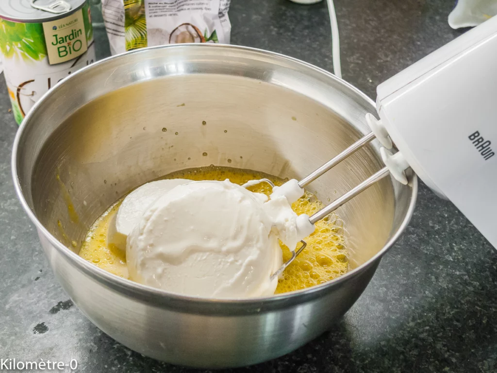 Gâteau à la ricotta et aux myrtilles - Étape 3