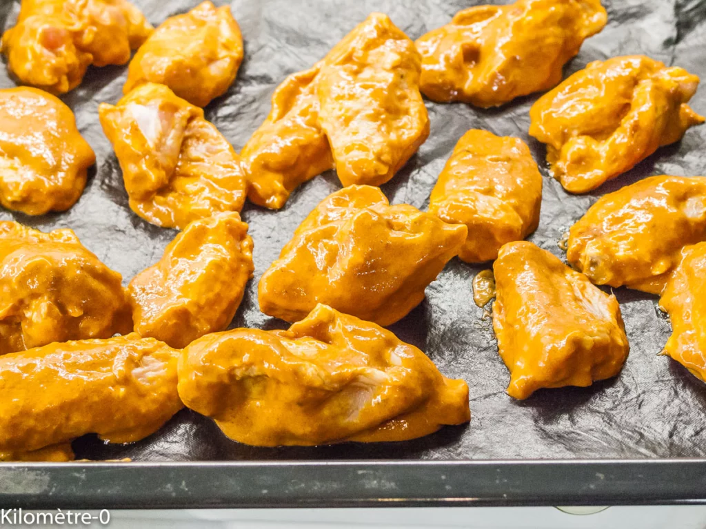 Ailes de poulet sauce barbecue, pommes de terre sautées - Étape 3