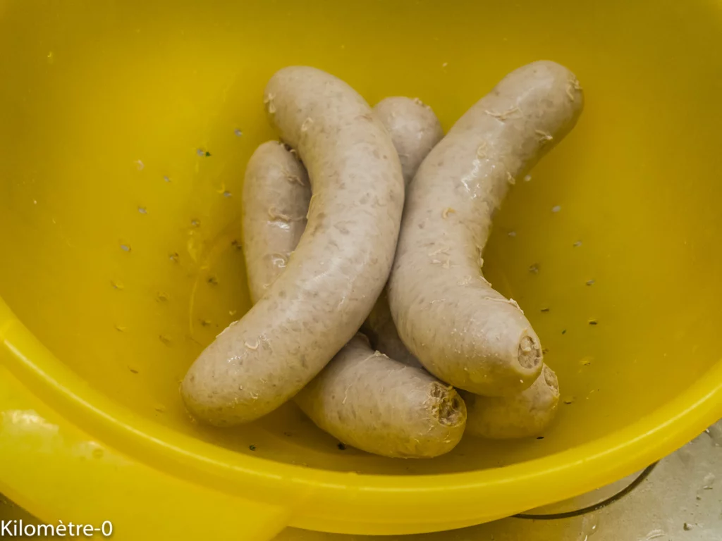 Saucisses aux deux choux de printemps - Étape 4