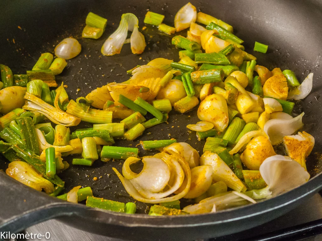 Quiche facile aux courgettes - Étape 2