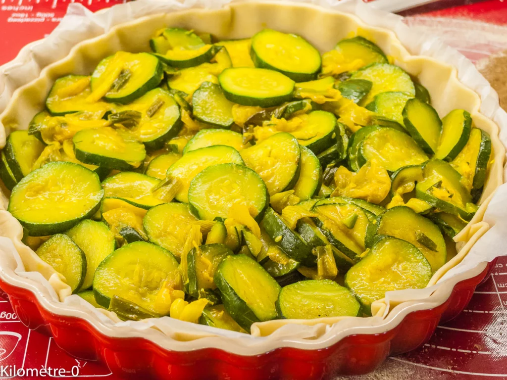 Quiche facile aux courgettes - Étape 5