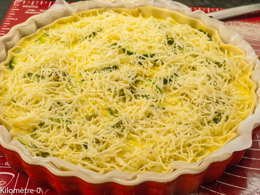 Quiche facile aux courgettes - Étape 7