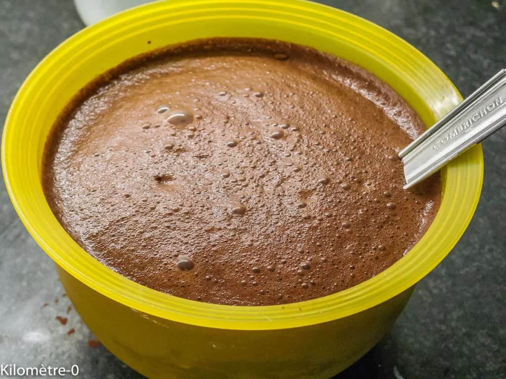 Crème au chocolat sans oeuf - Étape 3