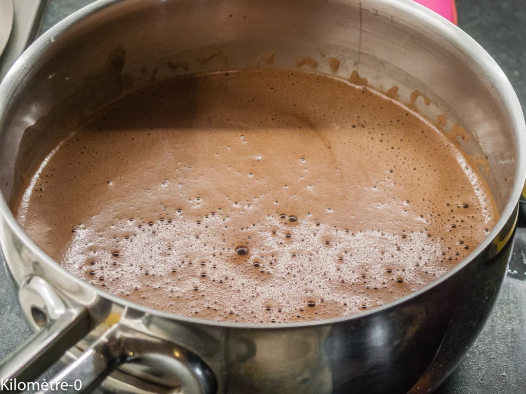 Crème au chocolat sans oeuf - Étape 4