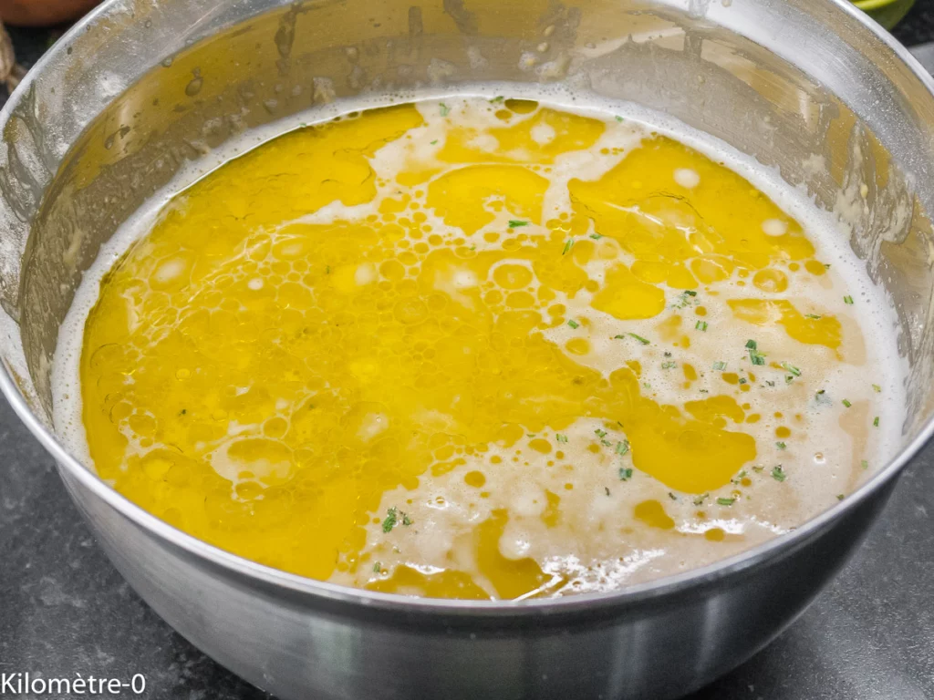 Farinata, galette de pois chiches italienne - Étape 1