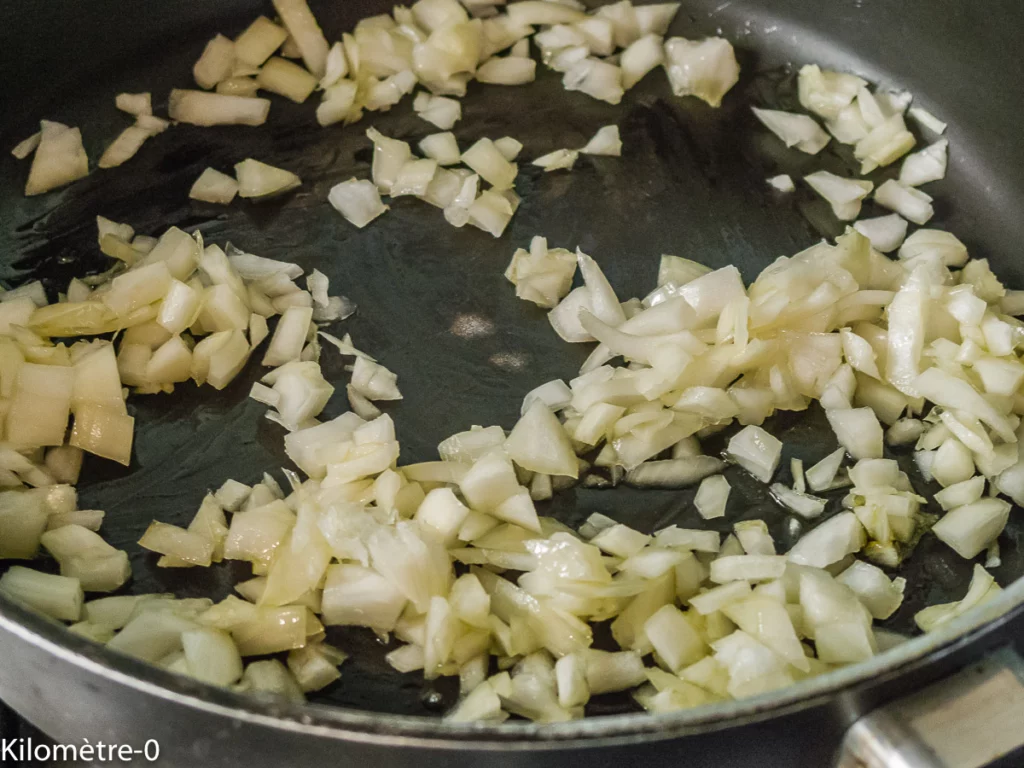 Pâtes et pois chiches aux légumes, œufs et fêta - Étape 8