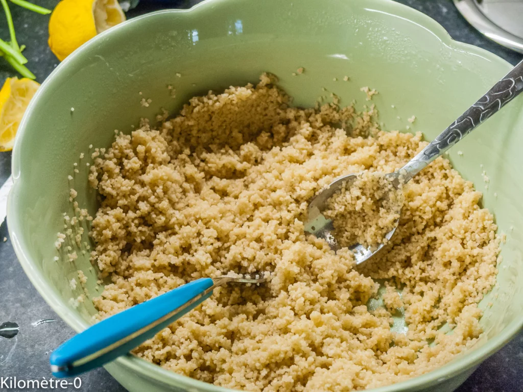 Salade de semoule aux betteraves et fines herbes - Étape 3