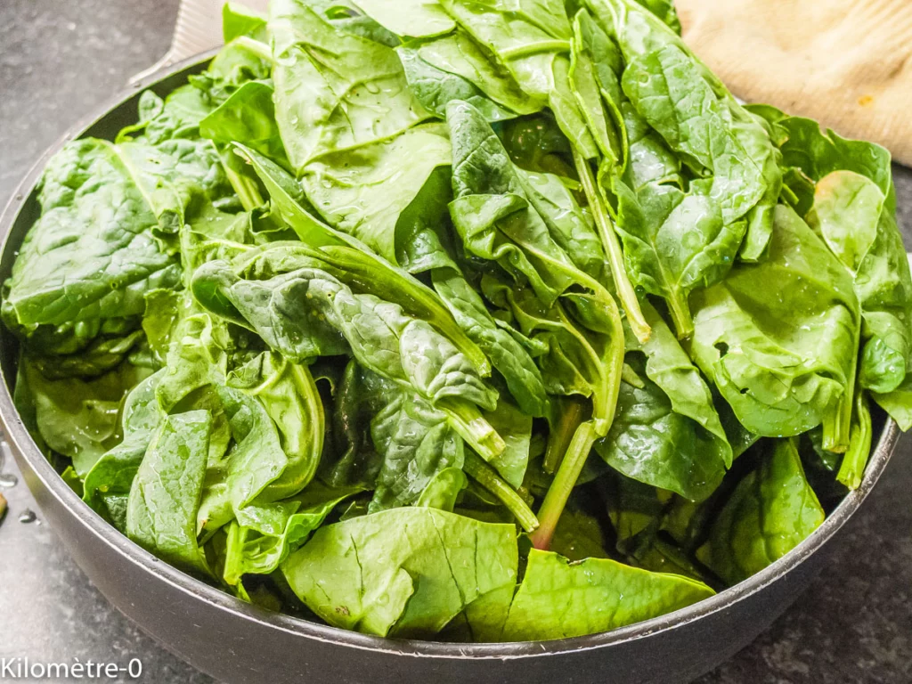 Galette de quinoa aux épinards et orties - Étape 4