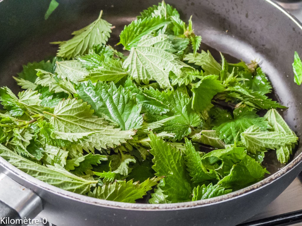 Galette de quinoa aux épinards et orties - Étape 8