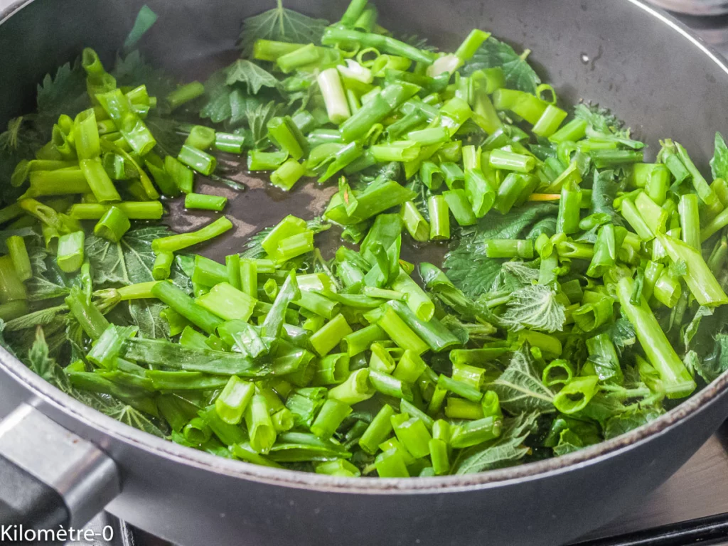 Galette de quinoa aux épinards et orties - Étape 11