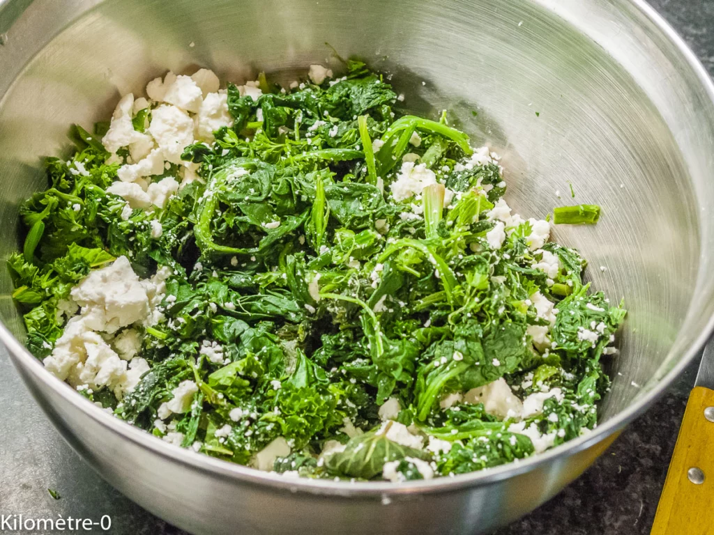 Hortopida, recette grecque - Étape 8