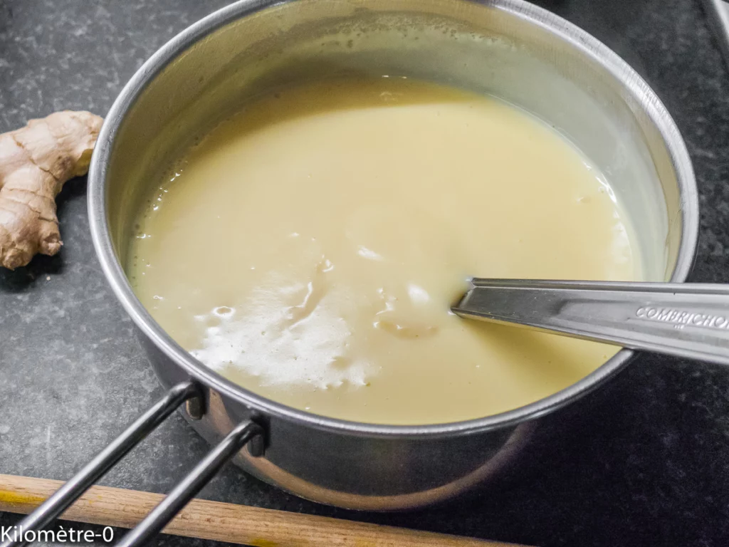 Fondant au chocolat, crème au gingembre - Étape 15