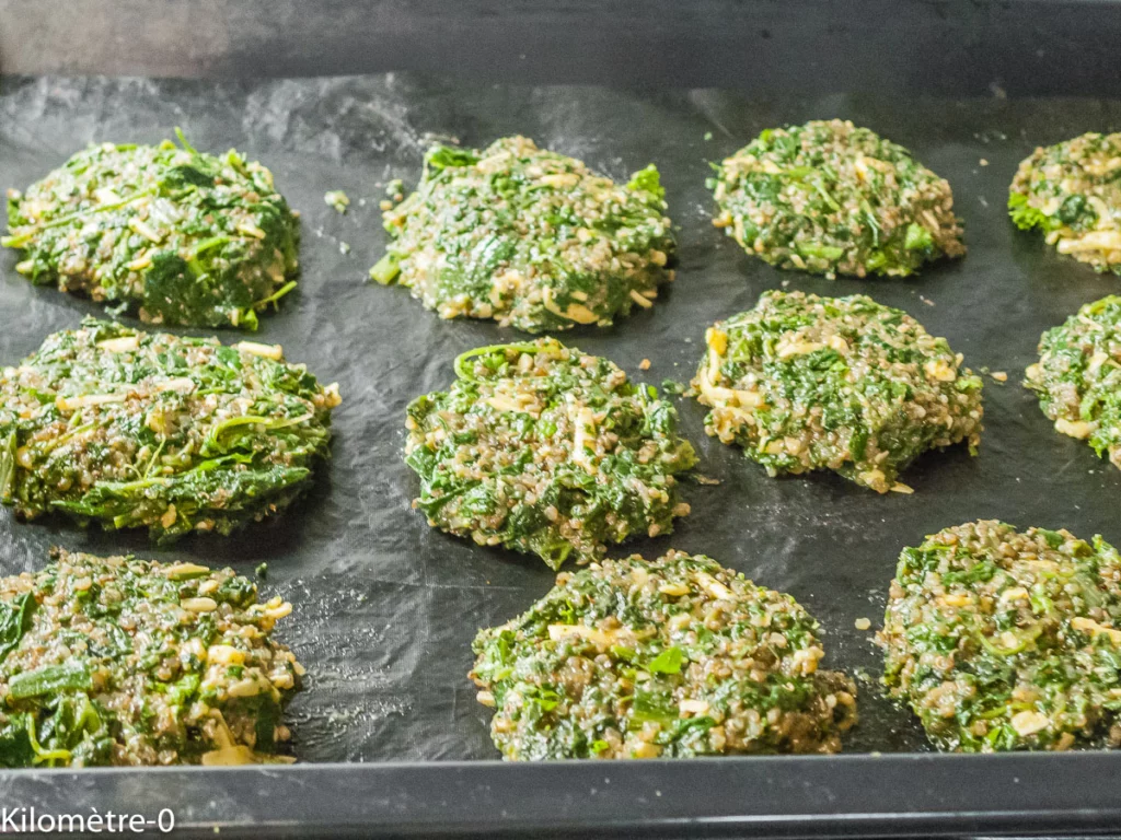 Galette de quinoa aux épinards et orties - Étape 17