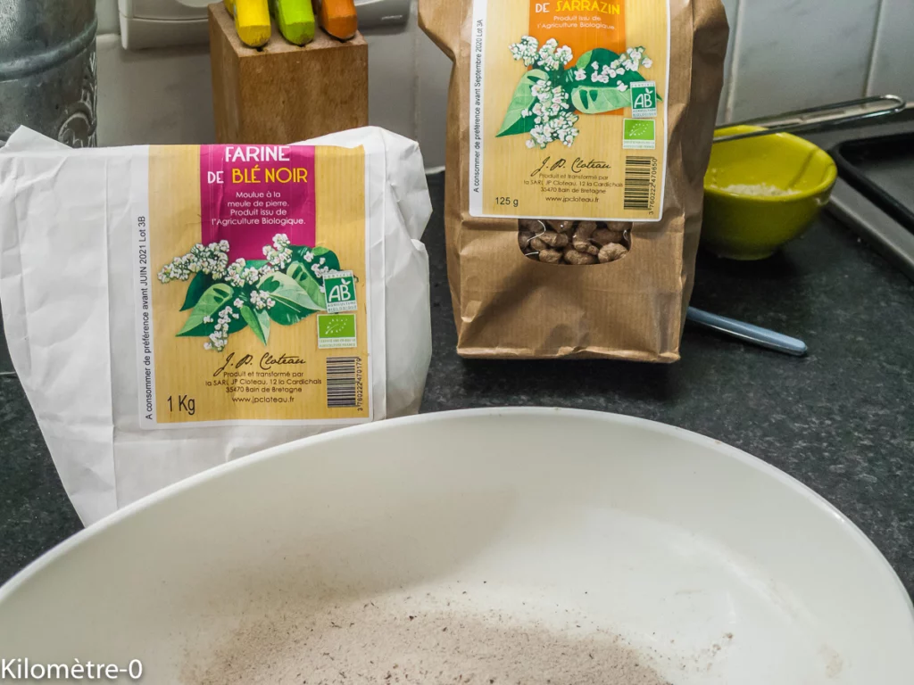 Cookies au sésame noir façon crinkles - Étape 2