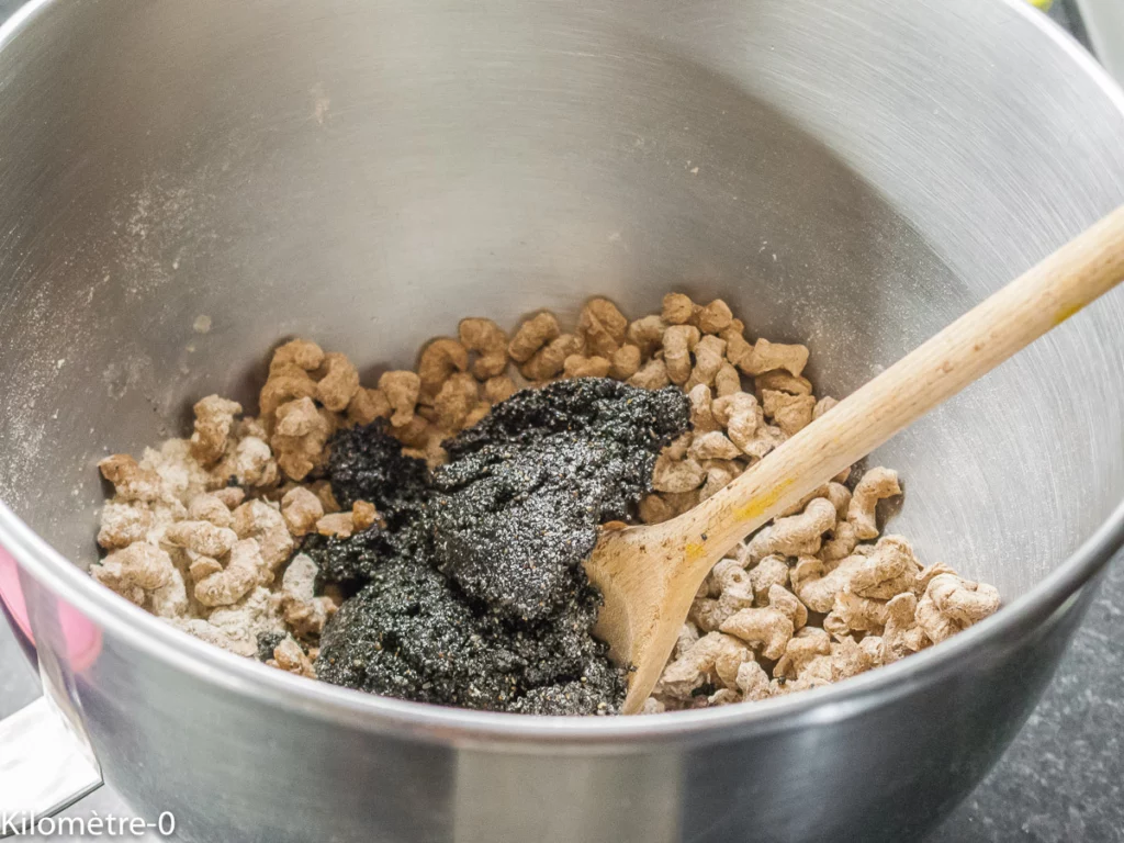 Cookies au sésame noir façon crinkles - Étape 5