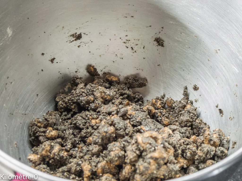 Cookies au sésame noir façon crinkles - Étape 6