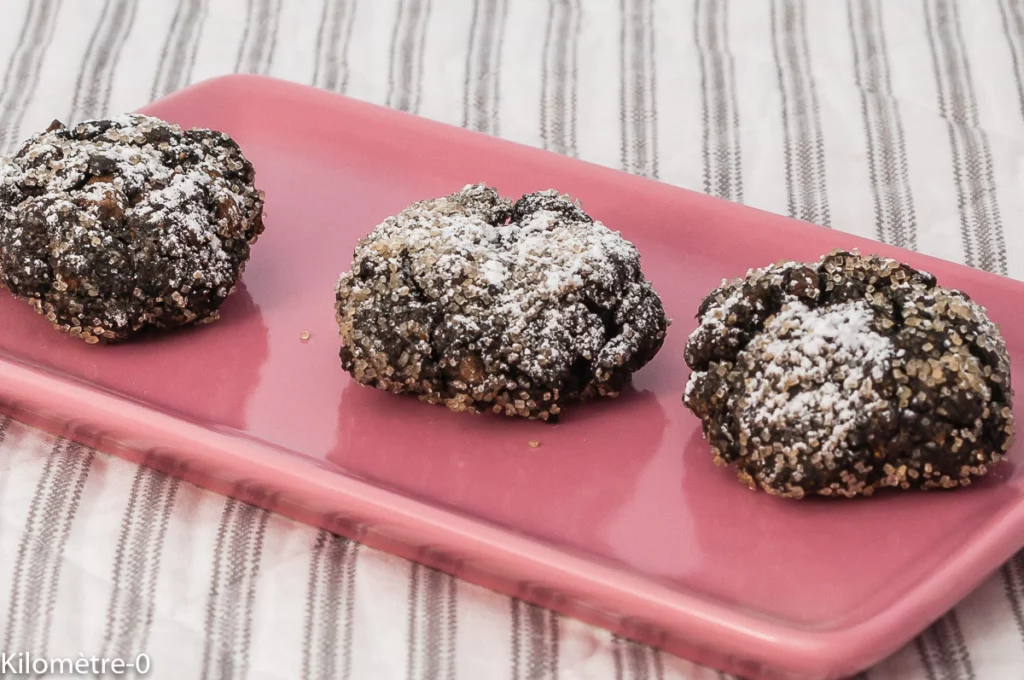 Cookies au sésame noir façon crinkles - Étape 9