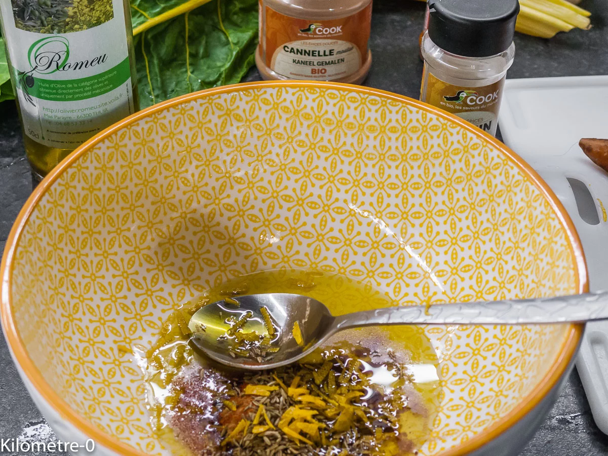Photo de recette de Kilomètre-0, blog de cuisine réalisée à partir de produits de saison et issus de circuits courts