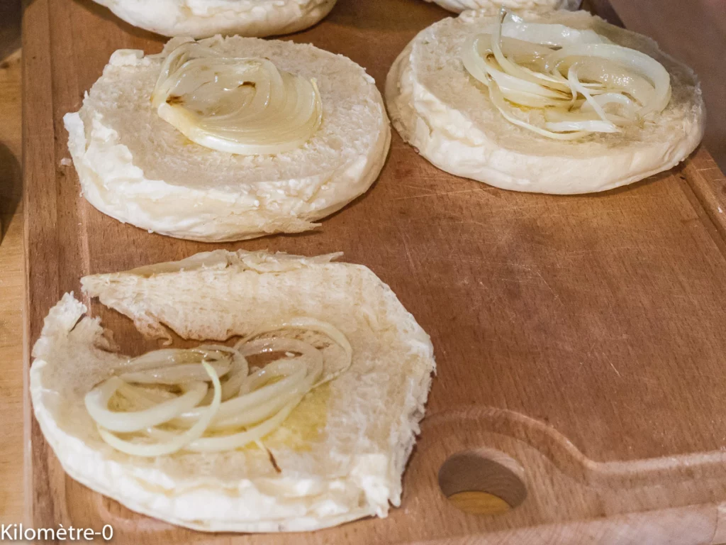 Burger végétarien petits pois, fêta, œuf - Étape 5