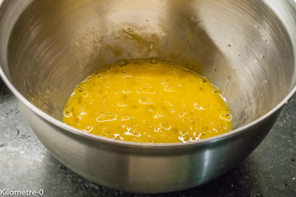 Gâteau de semoule aux oignons, carottes et lardons - Étape 9