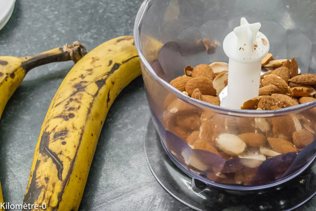 Pancakes bananes amandes oeufs - Étape 1