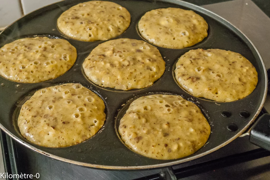 Pancakes bananes amandes oeufs - Étape 4