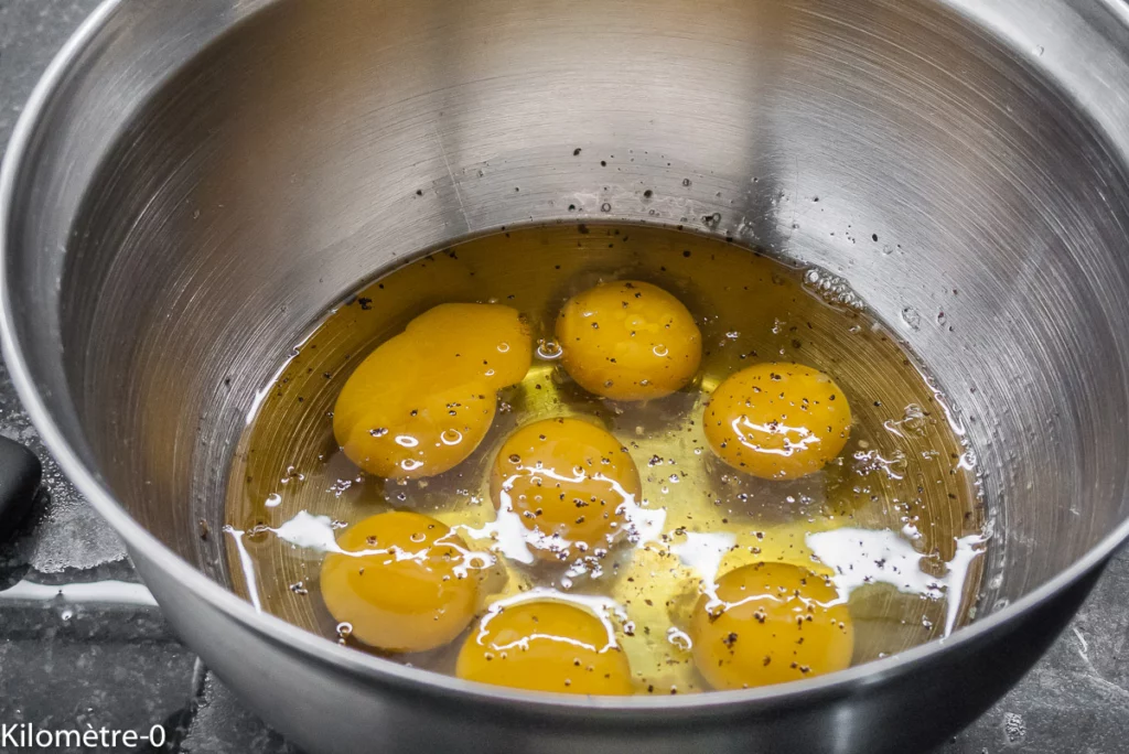 Clafoutis courgettes fêta - Étape 4