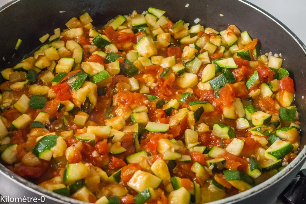 Clafoutis courgettes fêta - Étape 6