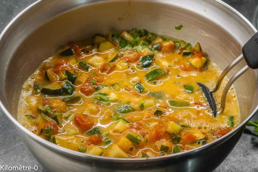 Clafoutis courgettes fêta - Étape 7