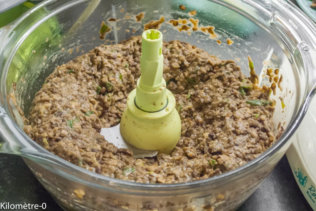 Terrine végétale aux lentilles et champignons - Étape 8