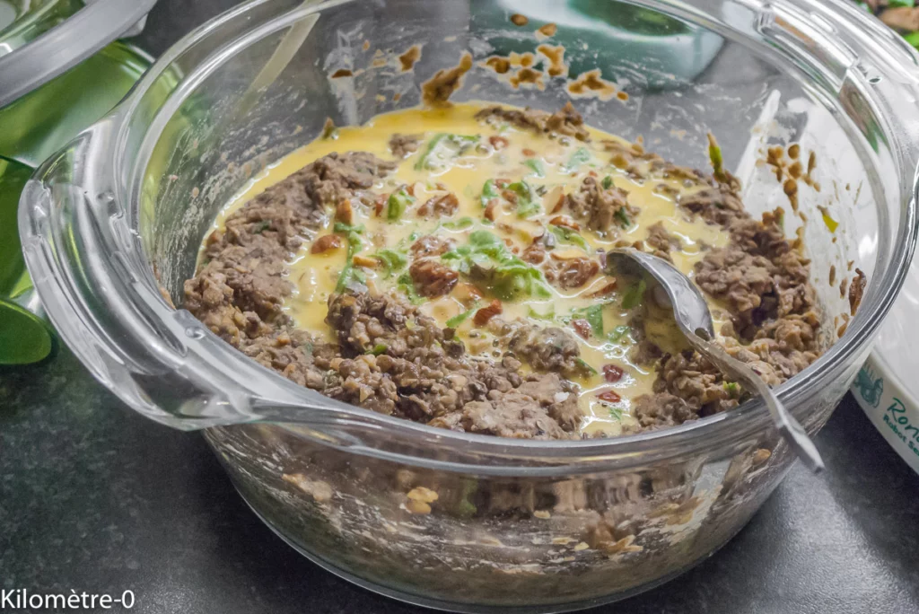 Terrine végétale aux lentilles et champignons - Étape 12