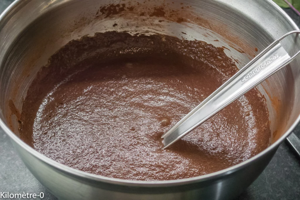 Crème au chocolat et graines de chia - Étape 2