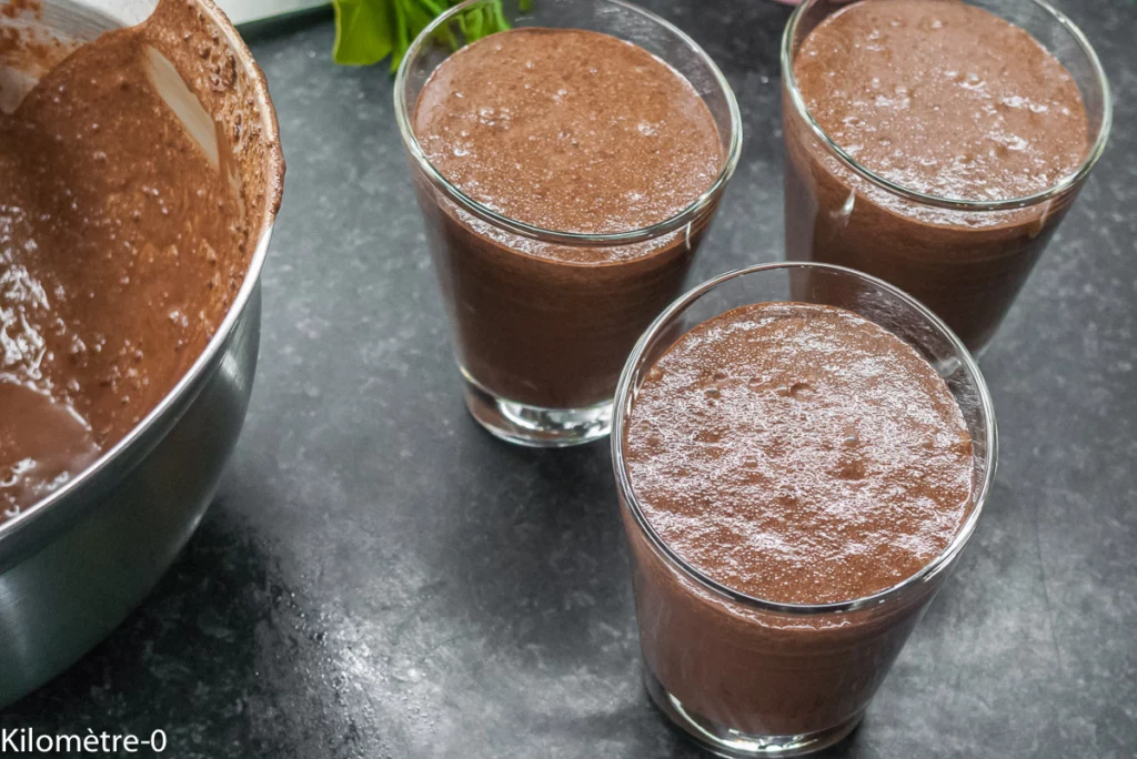 Crème au chocolat et graines de chia - Étape 3